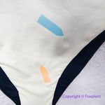 NEW La Gotta zariah color blocked asymmetric one piece swimsuit, size S White Photo 3