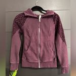 Lululemon  Full Zip Scuba Hoodie Sweatshirt Floral Flock Women’s Sz 2 GUC Photo 1