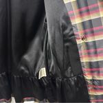 ECI New York Silk Retro Plaid Double Breasted 3 Quarter Sleeve Tie Belt Size 2 Photo 5