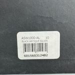 ATM Slip On Sneakers Gunmetal‎ Black Antique Silver Metallic Size 40 US 9.5 Photo 8