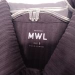 Madewell ribble button down cropped top size small Photo 2