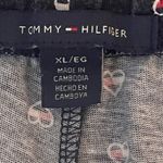 Tommy Hilfiger XL Heart Print Pajama Set Button Top Shorts Navy Sleepwear Photo 9