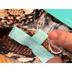 Melissa Odabash Viscose classic Lou Snake Long Dress size XS Brown Photo 7