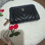 PINK - Victoria's Secret  Black Quilted Wallet Photo 2