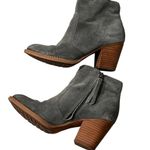 Sam Edelman  Smokey Blue Suede Booties Ankle Boots Photo 4