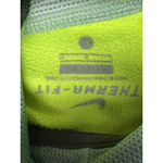 Nike ‎ Swoosh Out All Time Women's Pullover Hoodie Yellow Gray Sweatshirt Size L Photo 2