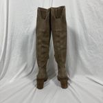 Vince Camuto Womens Sz 10 M Over The Knee Madolee Boot Foxy Taupe Suede 4" Heel Photo 3