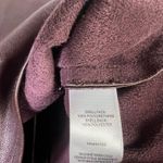 Marc New York Andrew Marc Faux Leather Square Neck Puff Sleeve Top Size S Brown Photo 4