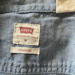 Levi's Levi’s top standard woman’s blue western button down collared shirt Sz Medium Photo 7