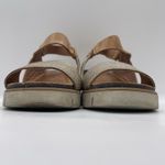 Diba True  Womens 8 Sandals Bye Golly Wedge Cheetah Cow Fur Leather Brown Gold Photo 8