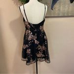 Lulus NWOT  Glittering Personality Black Sequin Skater Bustier Mini Dress Photo 3