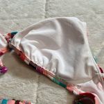 Bar III Multi Waves Printed Strappy Bralette Bikini Swim Top Pink Purple size L Photo 12