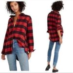Madewell GUC ex boyfriend buffalo plaid oversized flannel Photo 1