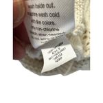 Elizabeth and James Open Knit Cardigan Sweater Women’s Small Ivory Cotton Blend Photo 5