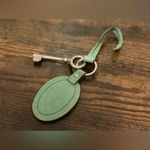 Fossil A Rare Vintage Light Green Leather  Handbag Bag Tag Photo 1