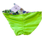 New Cyn & Luca Small bikini swim string bottom floral teal medium coverage‎ Blue Photo 8