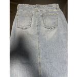 Universal Threads Universal Trends Thread Light Wash Denim Maxi Skirt Size 8 Photo 3