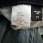 Veronica Beard  WOMENS Carolyn 10”BABY BOOT 28  Navy Flare Jeans with Red Stripe Photo 12