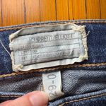 Current/Elliott  Distressed Denim Jeans Women's Size 28 Ripped Knee Dark Wash Photo 2