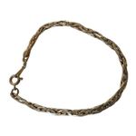 Vintage Gold Tone Chain Bracelet Everyday Jewelry Classic Photo 1