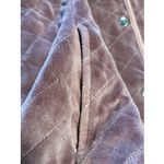 Kate Hill Vintage  Casual Lilac Vest Cotton Soft‎ Jewel Snaps Outdoors Hiking LG Photo 5