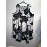 Black & White Fit & Flare Dress Size 3X Sleeveless See Pictures Photo 4