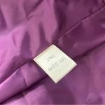 JOHN PAUL RICHARD Purple Basket Weave Fabric Coat Big Buttons Womens Size Medium Photo 8