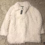 Romeo + Juliet Couture Faux Fur Cream Coat Photo 0