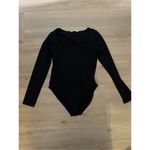 MANGOPOP NEW  Square Neck Long Sleeve Top Bodysuit XL Photo 3