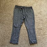 Soho New York Company Boyfriend Pant Womens Large Gray Linen Blend Pants Photo 6