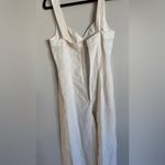Escada sleeveless linen jumpsuit cream size 34 Photo 10