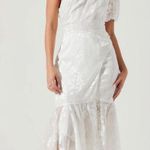 ASTR Revolve Santorini White Lace Bridal Dress Photo 0