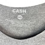 Johnny CASH M Man in Black Gray Short Sleeve Tee Top Size M Photo 3