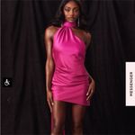 House Of CB ‎ 'Aida' hot Pink Satin Mini Dress NWOT Size M Photo 8