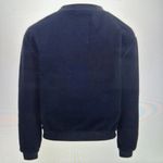 Sporty & Rich Sherpa Fleece Crew Neck Wellness Sweatshirt Blue Photo 2
