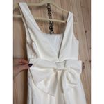Lulus NWT  Blissfully Beaming White Sleeveless Bow Mini Dress Party Cocktail M Photo 6