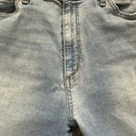 joe's jeans High Rise Wide Leg Raw Hem Light Wash Denim Size 31 Photo 10