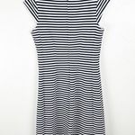 Lilly Pulitzer Briella Resort White Ottoman Stripe Lined Cap Sleeve Dress Medium Photo 8