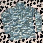 Eddie Bauer  Camo Quarter-Zip Fleece Pullover Photo 0