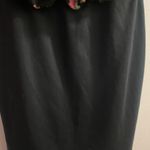 Wet Seal Womens Strapless Long Tunic Top Blouse M Black Floral Bust 36” 38” Photo 2