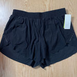 All In Motion B40 New Women’s  Running Shorts Mid-Rise Liner Stretch Black Small Photo 0