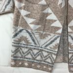 Frye women's medium Aztec Cream White Cozy Cardigan Sweater western soft Photo 5
