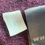 WHISTLES 100% Cashmere Burgundy Maroon Sweater Dress Large Red Photo 4