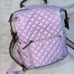 Tommy Bahama  Quilted Lavender Backpack Like New Photo 0