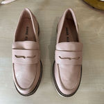 Anne Klein Blush Pink Leather Moccasins, Size 6M Photo 3