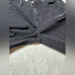PacSun  Black Mom denim jeans  Distressed details raw hem size 27 inseam 26 in Photo 12
