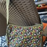 Disney Mickey Mouse Crossbody Shoulder Bag Green Cartoon Adjustable Strap EUC Photo 0