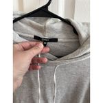 QUINCE SuperSoft Fleece Pullover Hoodie in Heather Grey Photo 1