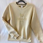 Sublima  Women’s large made in Italy women’s cream color crewneck sweatshirt Photo 0