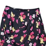 Anthropologie Dolan Monet 100% Silk Floral Draped Mini Skirt Size XS Photo 3